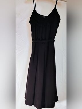 Penta Perfect Black Dress Full Swing Skirt Very Classic Flattering In Size 8
